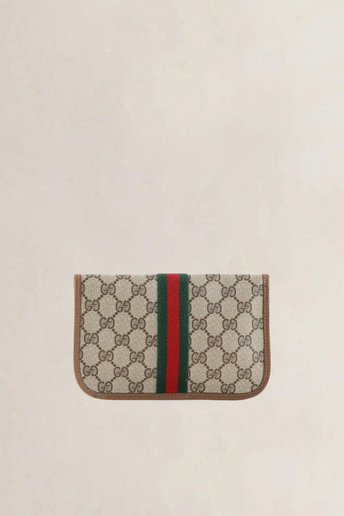 Gucci Beige & Brown GG Canvas Pochette
