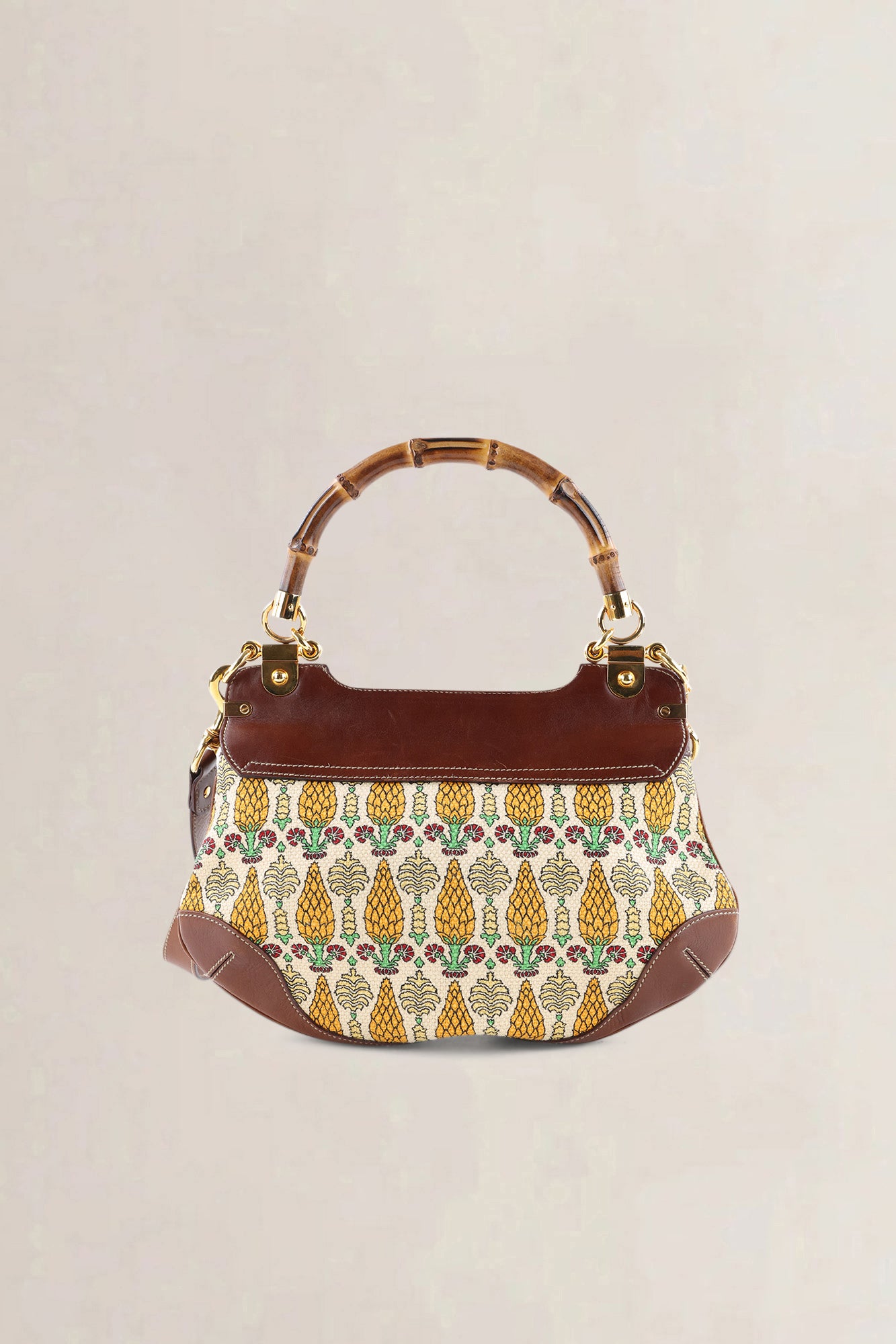 Gucci GG Canvas Peggy Bamboo Crossbody Bag