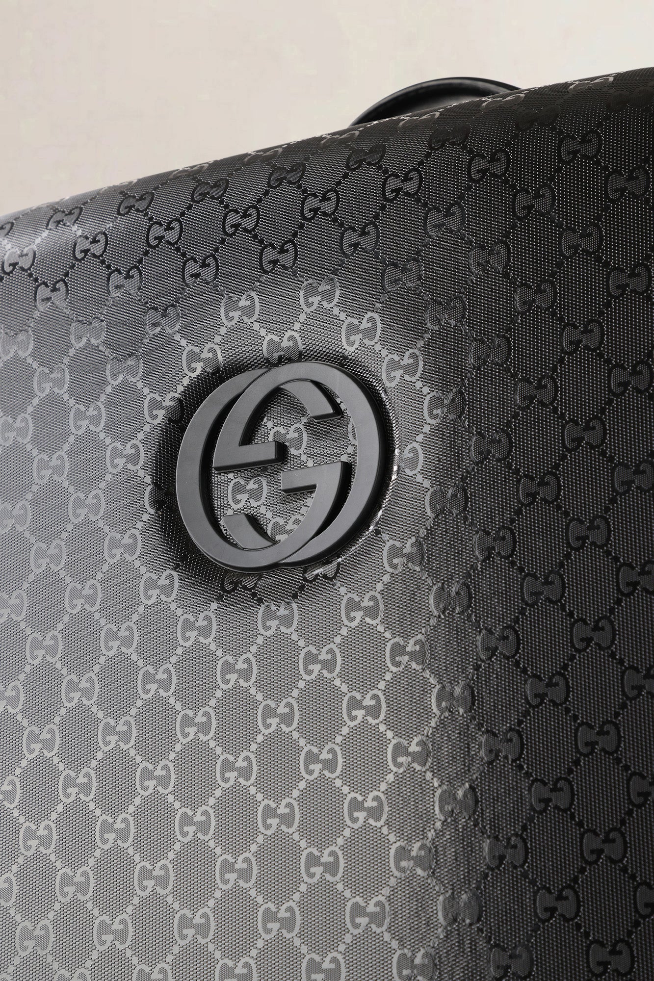 Gucci Black GG Hardcase Travel Bag
