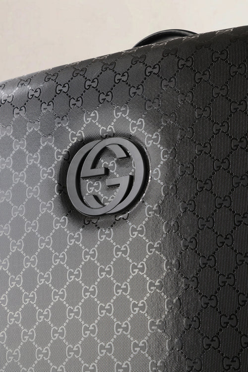 Gucci Black GG Hardcase Travel Bag