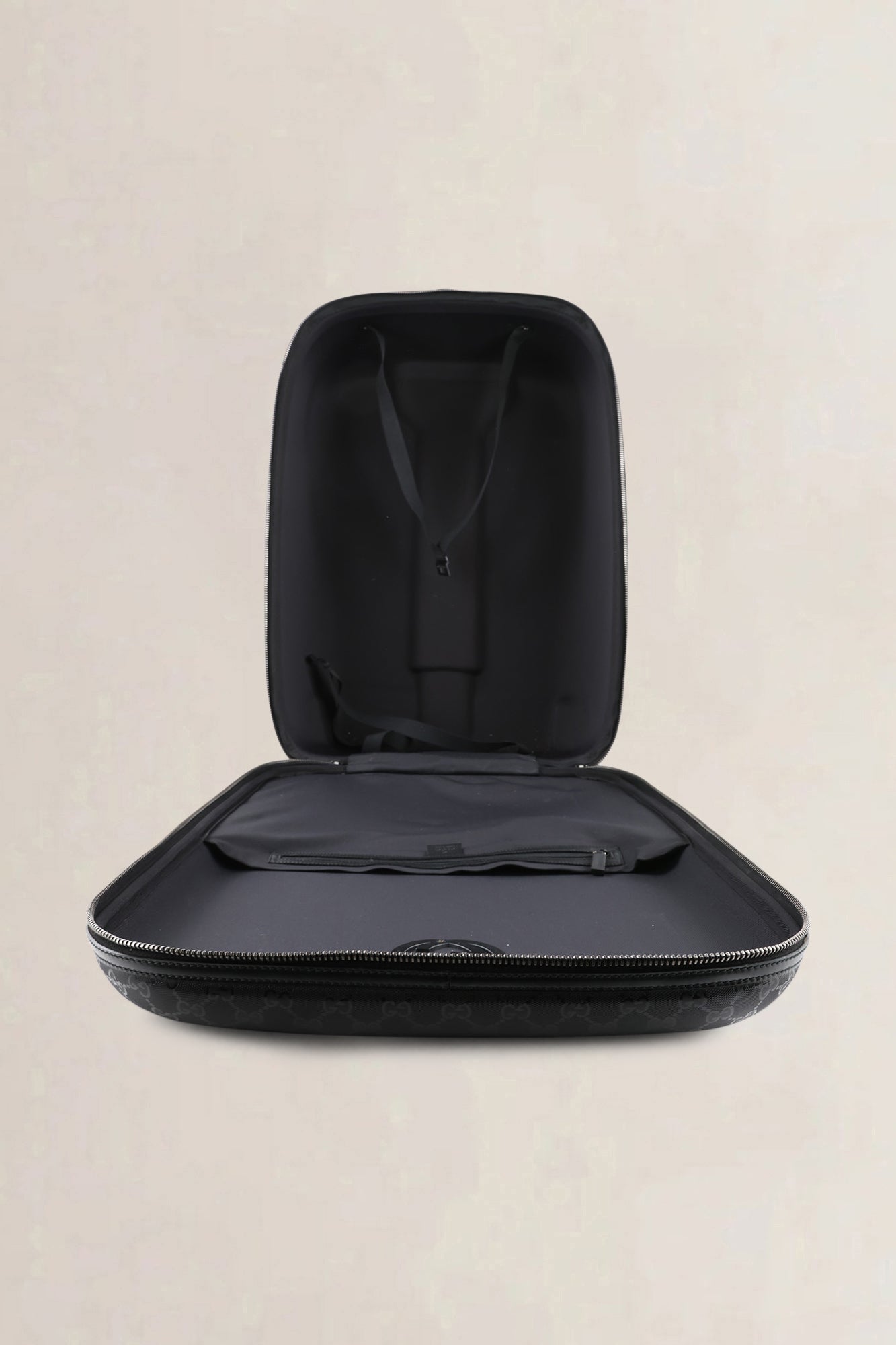 Gucci Black GG Hardcase Travel Bag — preloved