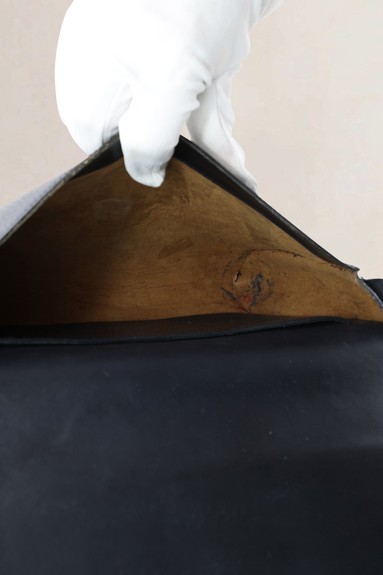 Delvaux Blue Jumping Calf Leather Dedain Crossbody Bag