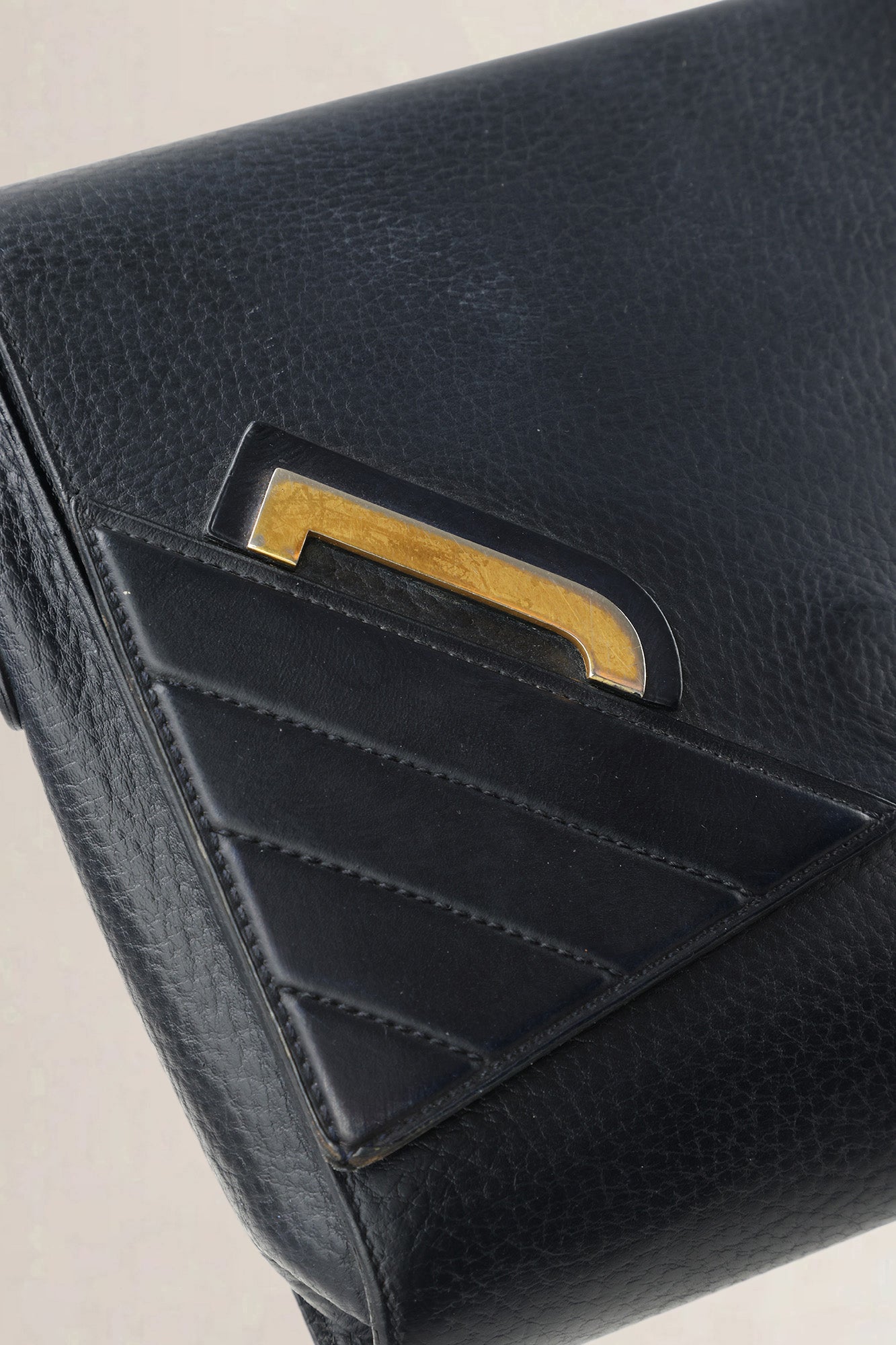 Delvaux Blue Jumping Calf Leather Dedain Crossbody Bag