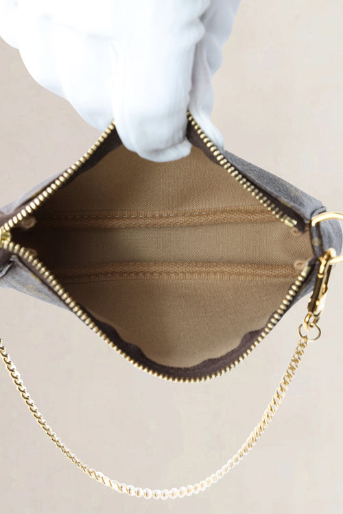 Louis Vuitton Brown Monogram Coated Canvas Mini Pochette