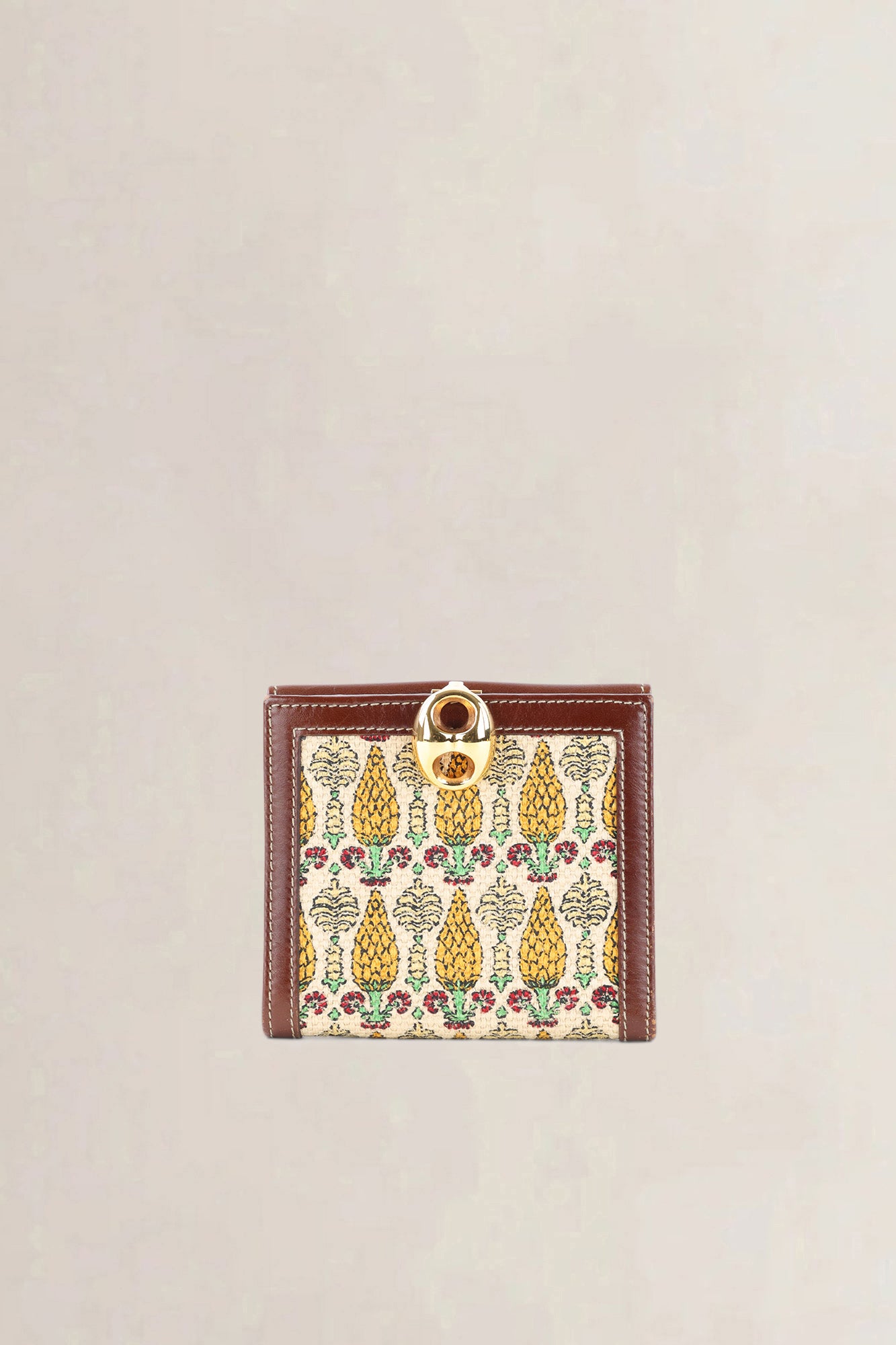 Gucci Brown GG Canvas Peggy Wallet