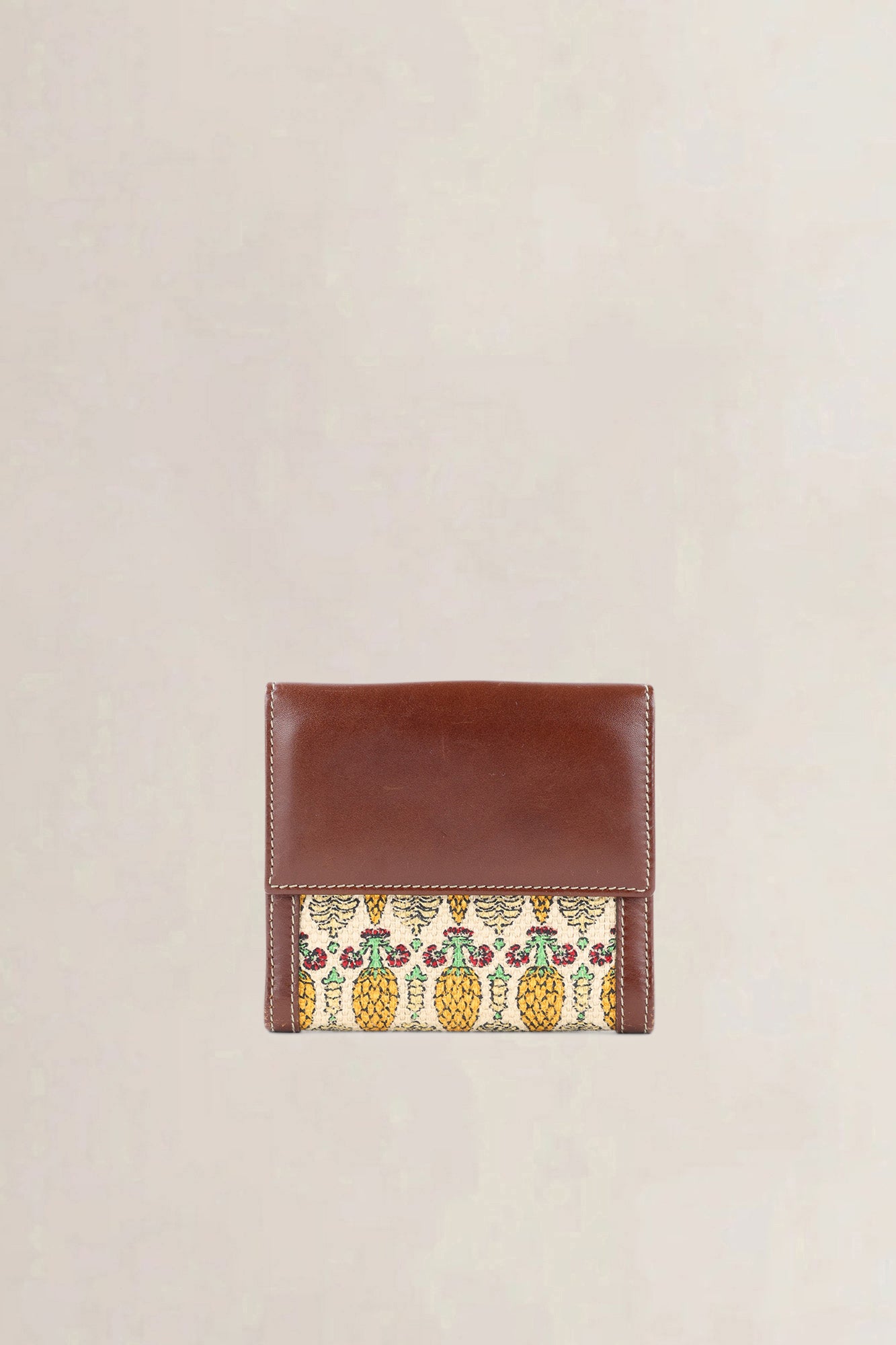 Gucci Brown GG Canvas Peggy Wallet