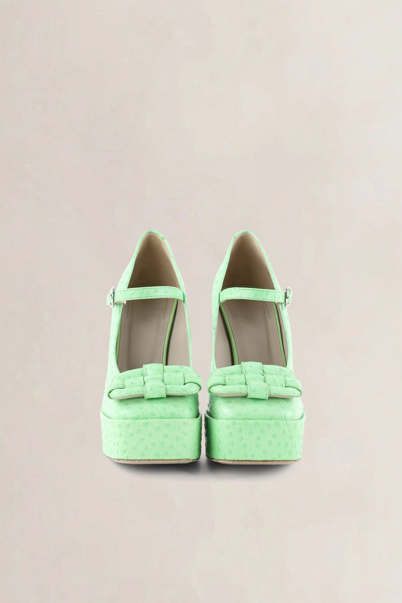 Morobé Pastel Green Heels