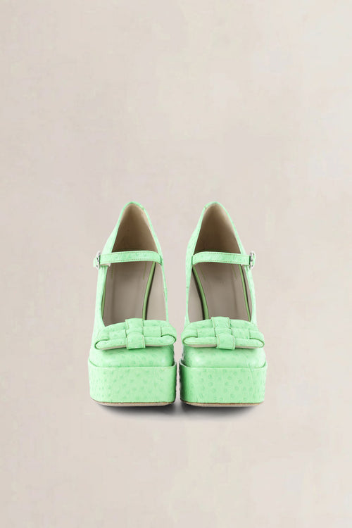 Morobé Pastel Green Heels