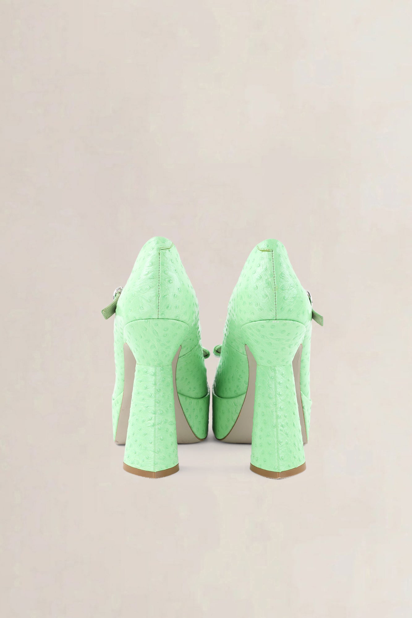 Morobé Pastel Green Heels
