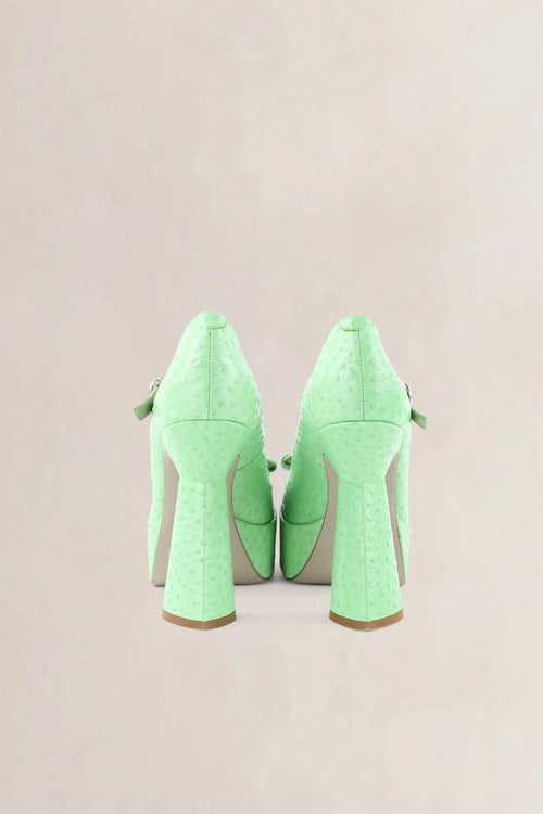 Morobé Pastel Green Heels