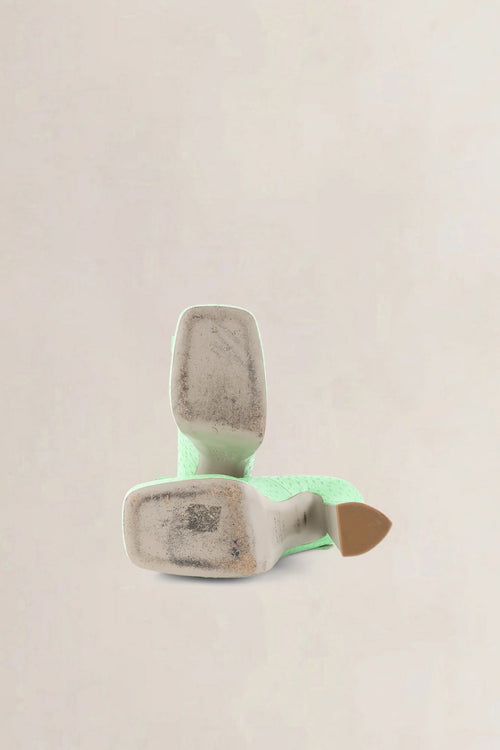 Morobé Pastel Green Heels
