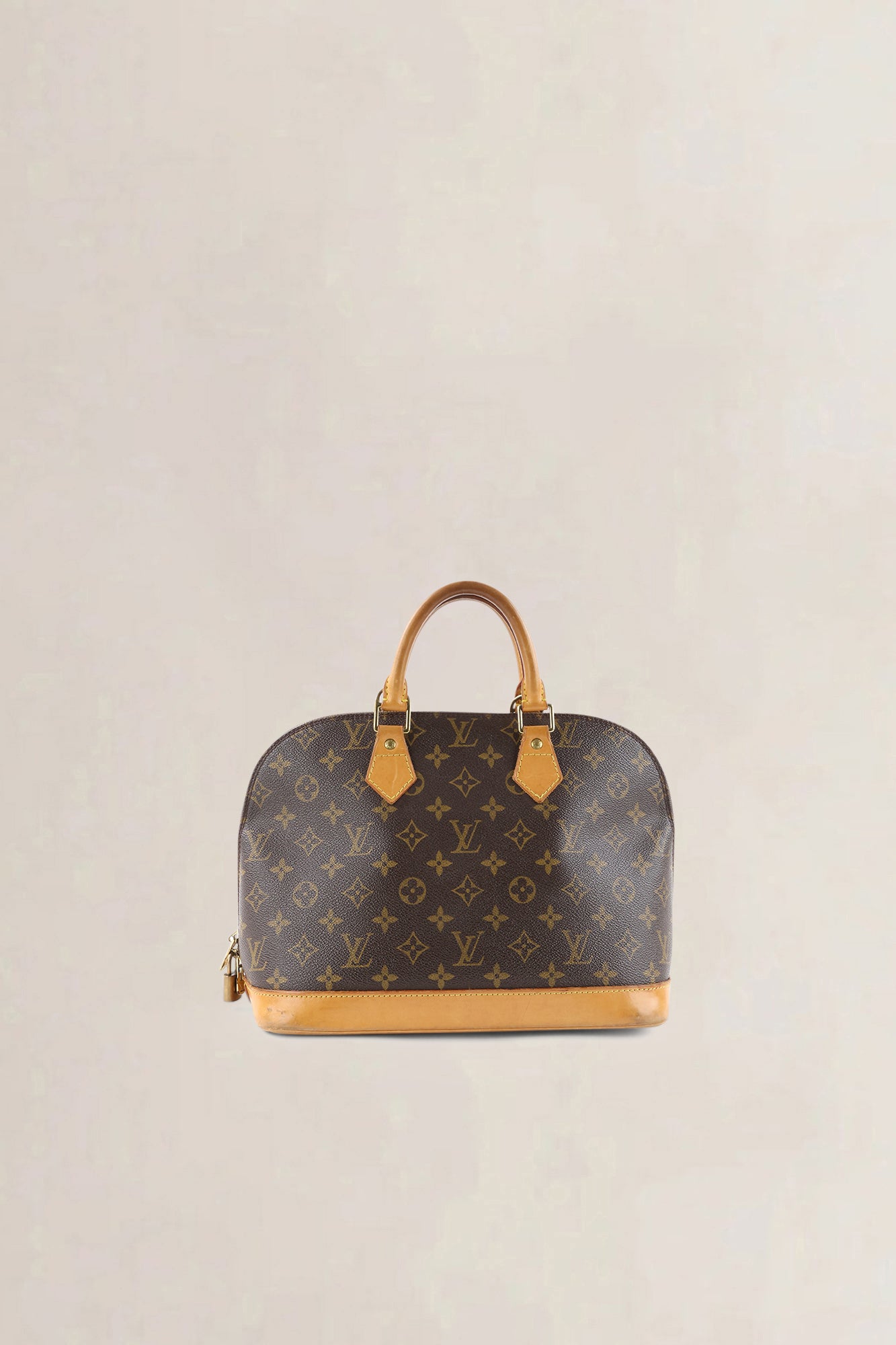 Louis Vuitton Brown Monogram Alma Top Handle Bag