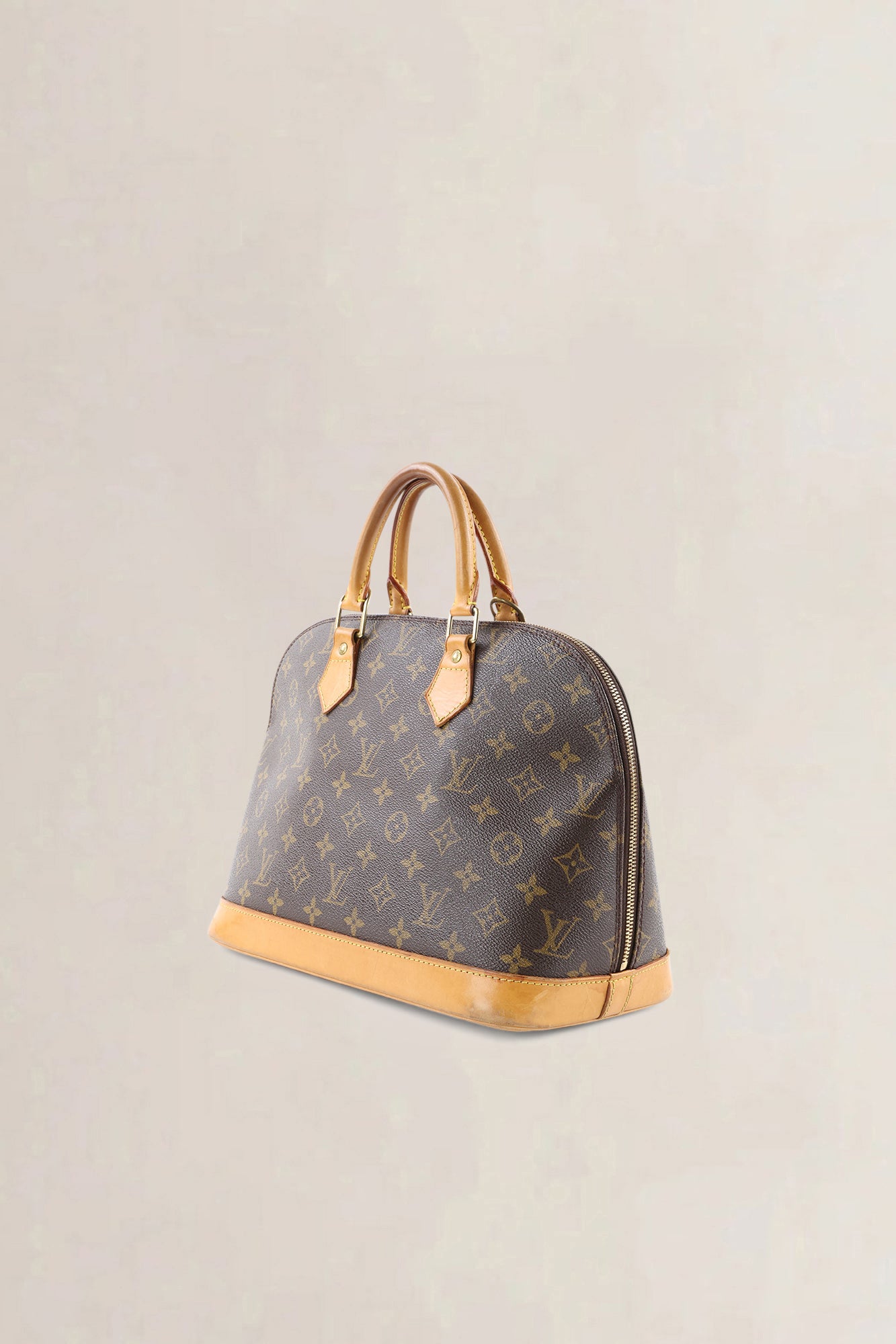Louis Vuitton Brown Monogram Alma Top Handle Bag