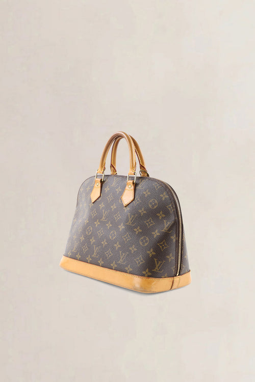 Louis Vuitton Brown Monogram Alma Top Handle Bag