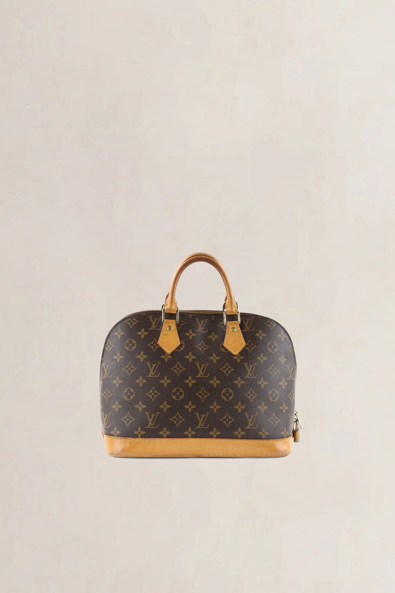 Louis Vuitton Brown Monogram Alma Top Handle Bag
