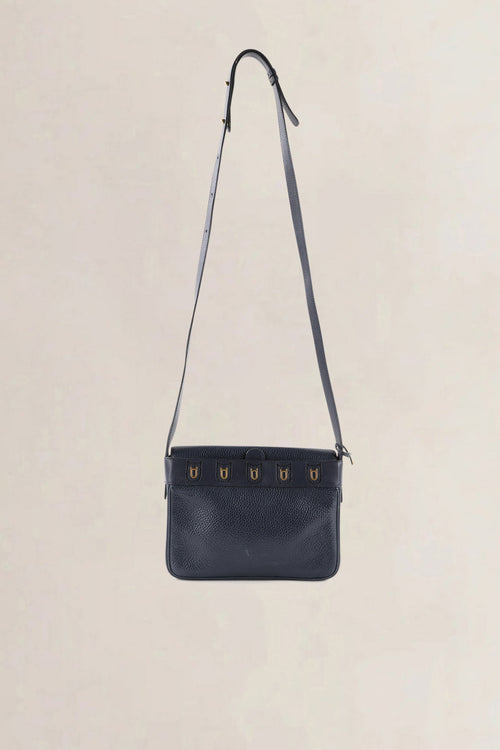 Delvaux Blue Fuiraire Crossbody Bag