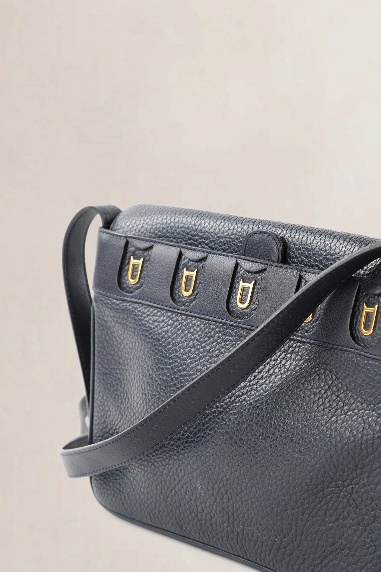 Delvaux Blue Fuiraire Crossbody Bag