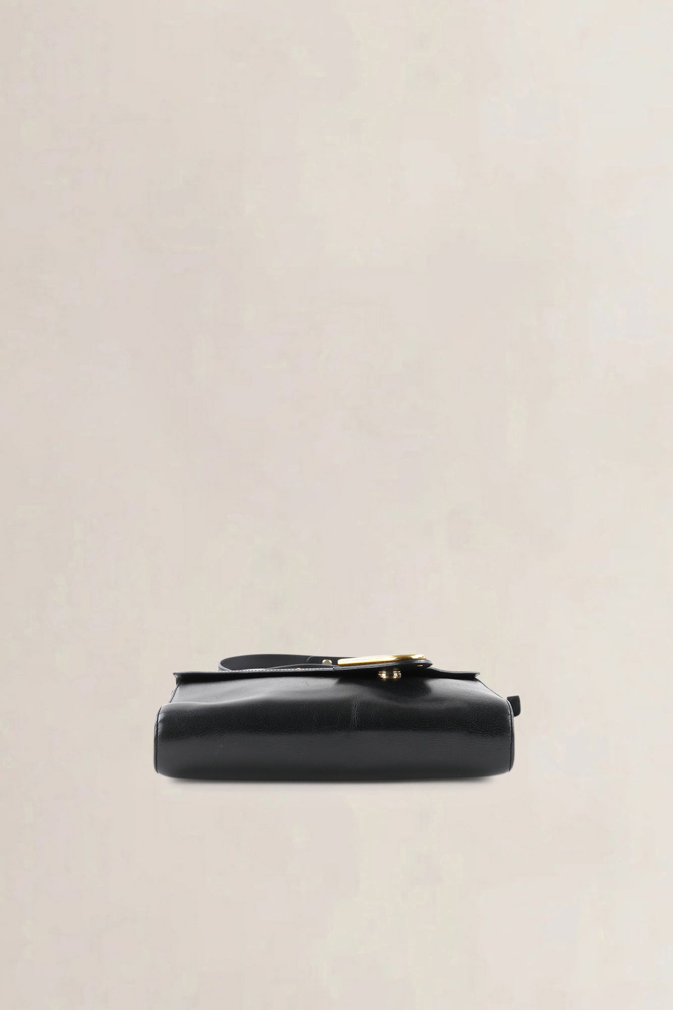 Delvaux Black Leather Romeo Crossbody Bag