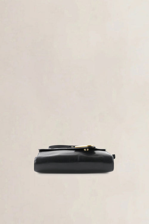 Delvaux Black Leather Romeo Crossbody Bag
