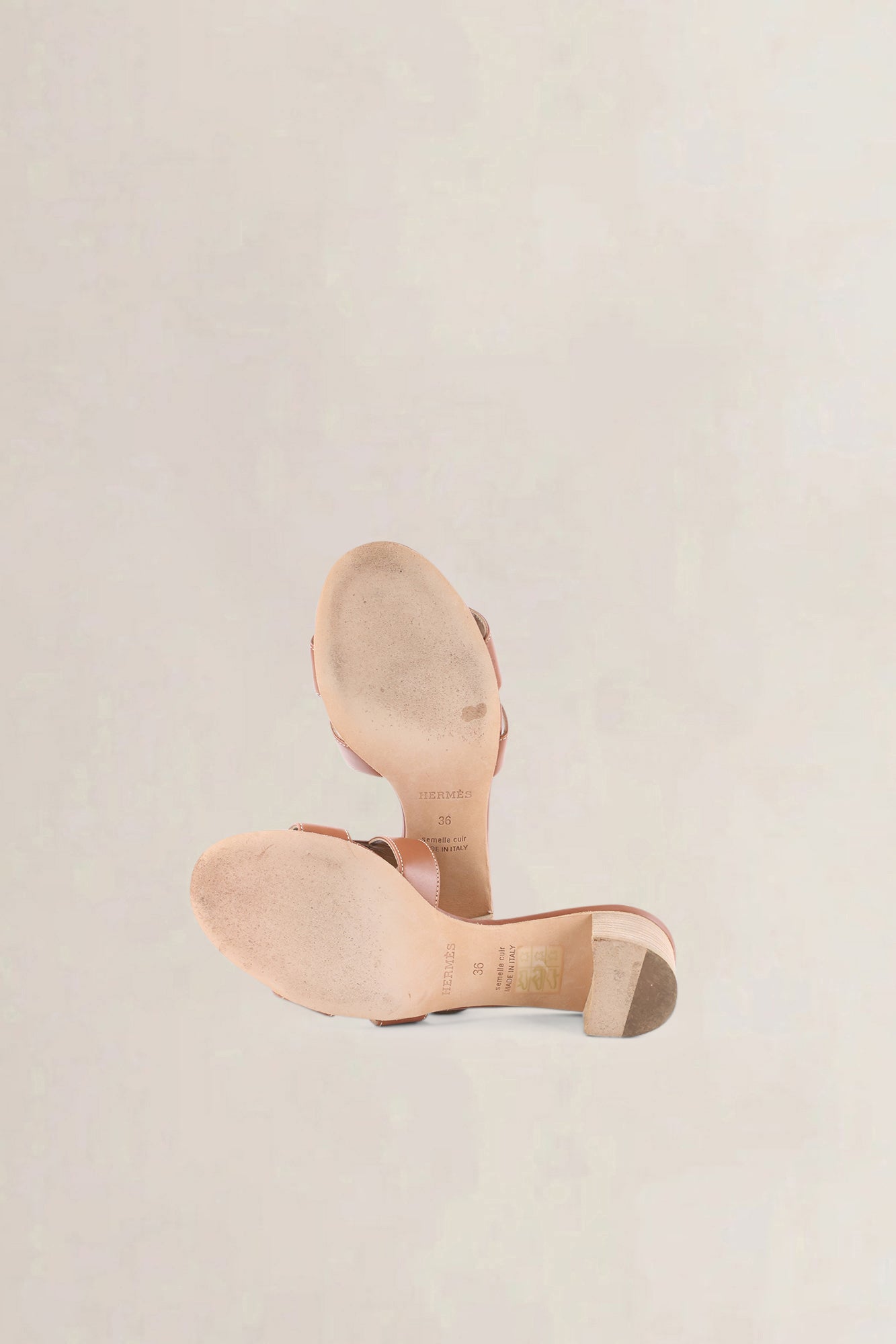 Hermès Brown Oasis Sandals