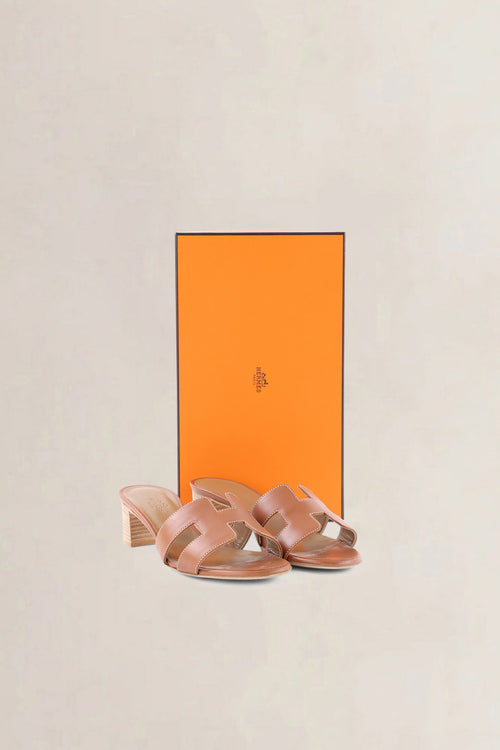 Hermès Brown Oasis Sandals
