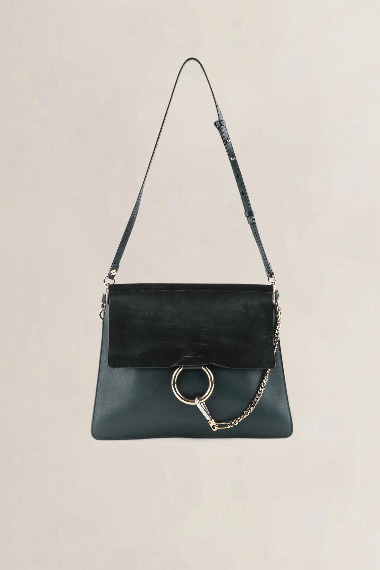 Chloé Dark Green Faye Bag