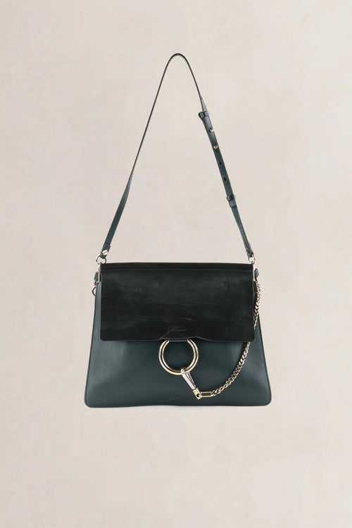 Chloé Dark Green Faye Bag