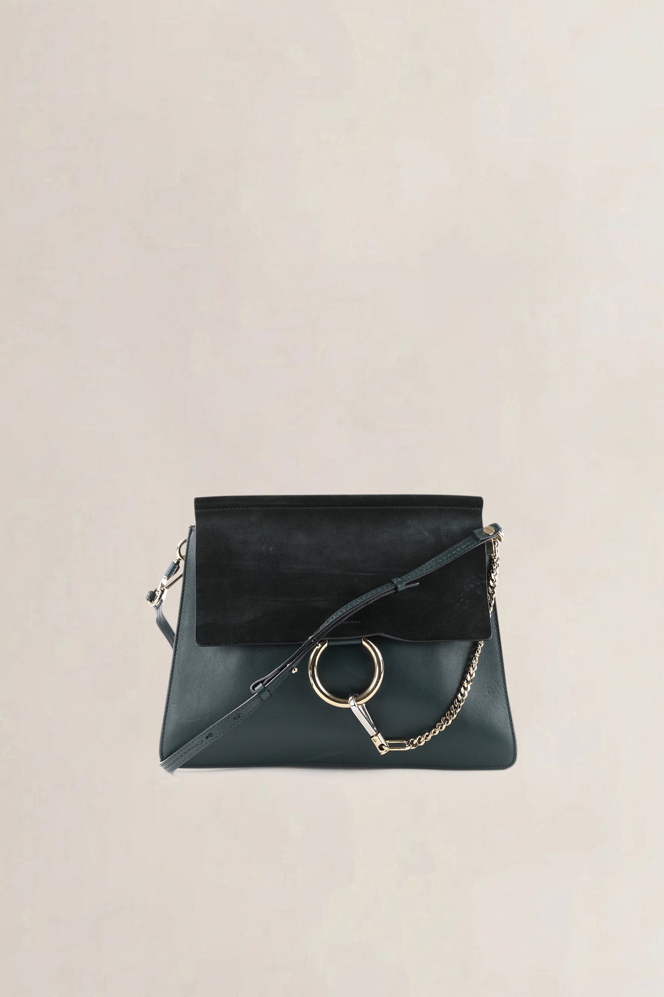 Chloé Dark Green Faye Bag