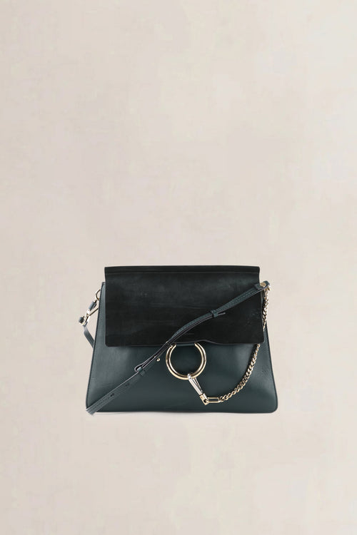 Chloé Dark Green Faye Bag