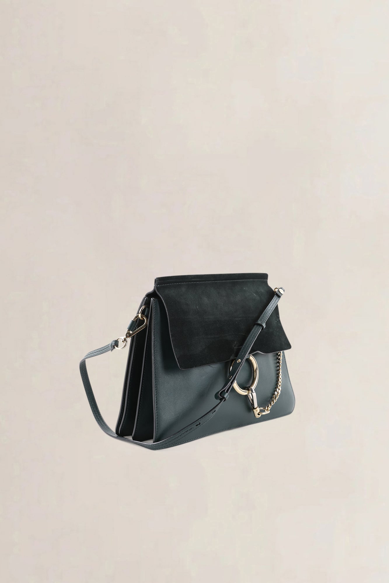 Chloé Dark Green Faye Bag