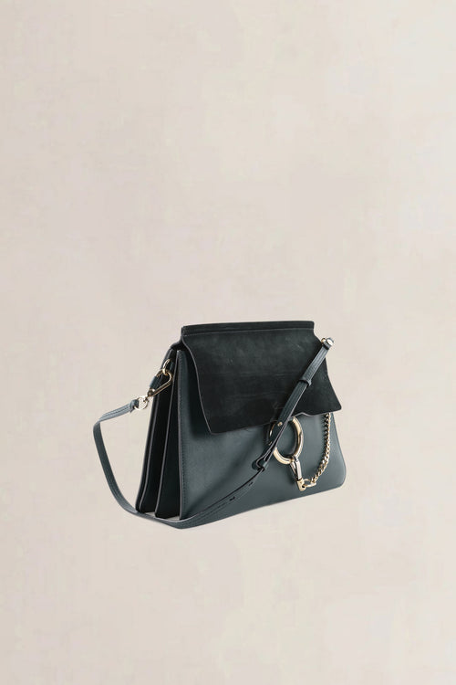 Chloé Dark Green Faye Bag