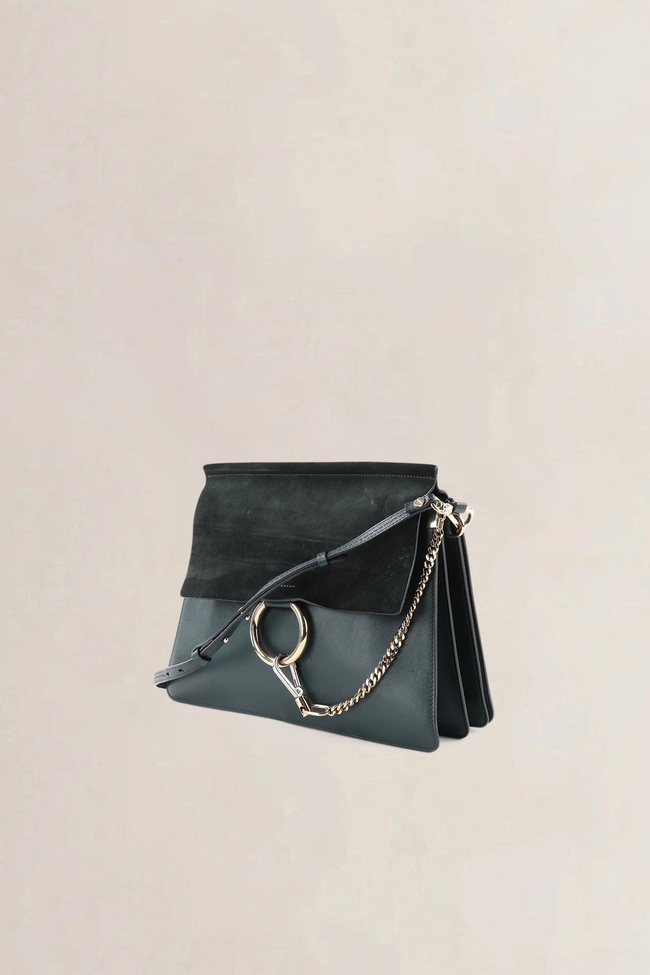 Chloé Dark Green Faye Bag