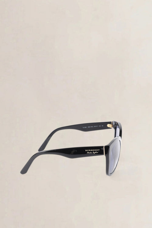 Burberry Black & Gold Oversized Sunglasses