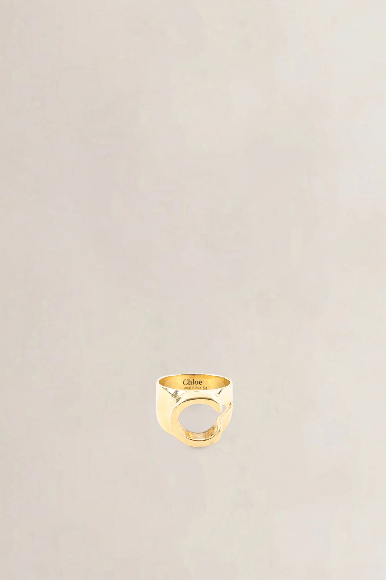Chloé Gold Logo Ring