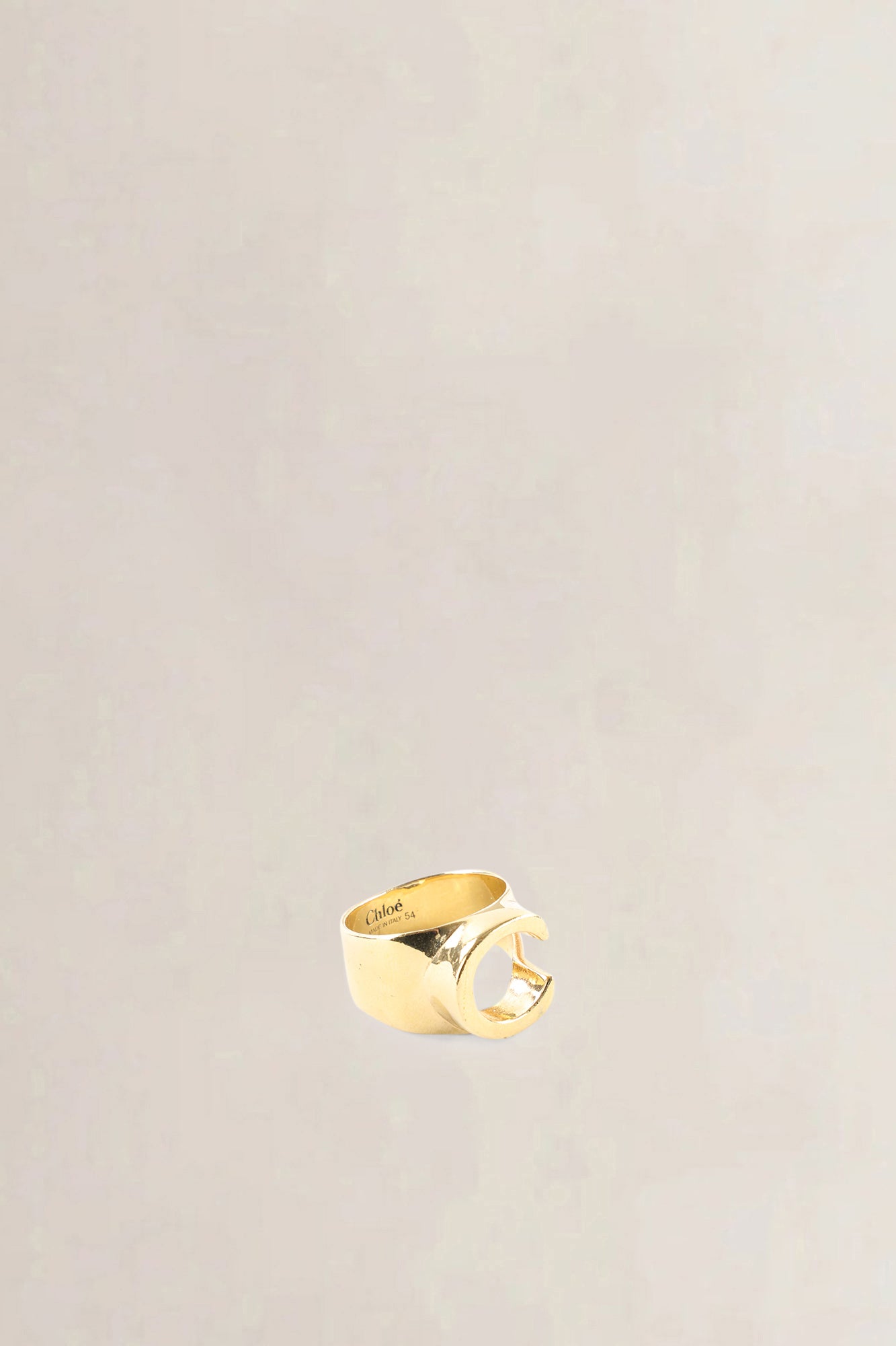 Chloé Gold Logo Ring