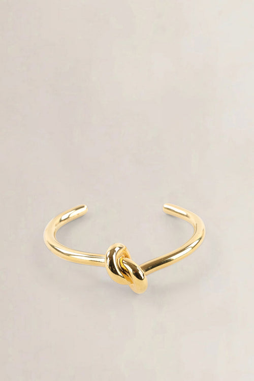 Celine Gold Tone Knot Bracelet