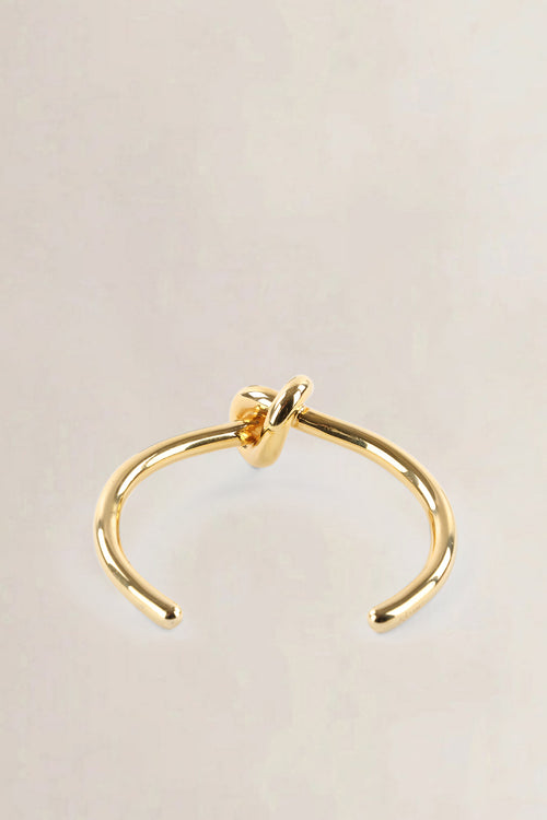 Celine Gold Tone Knot Bracelet