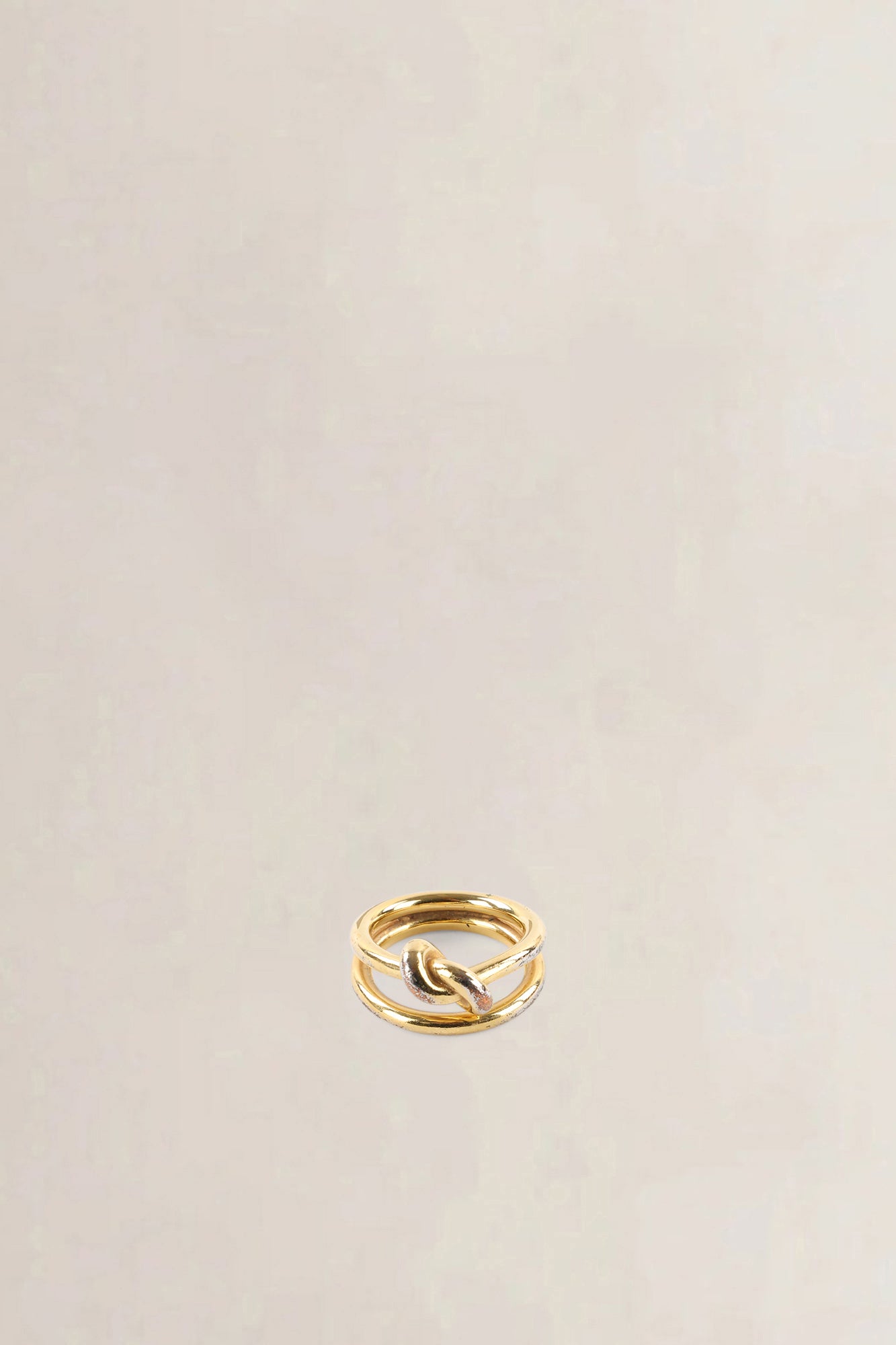 Céline Knot Ring gold-tone — preloved
