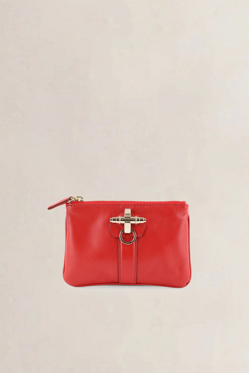 Givenchy Red Leather Obsedia Wallet