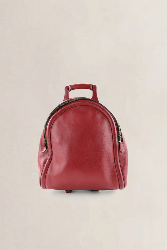 Delvaux Corcovado rosso leather — preloved