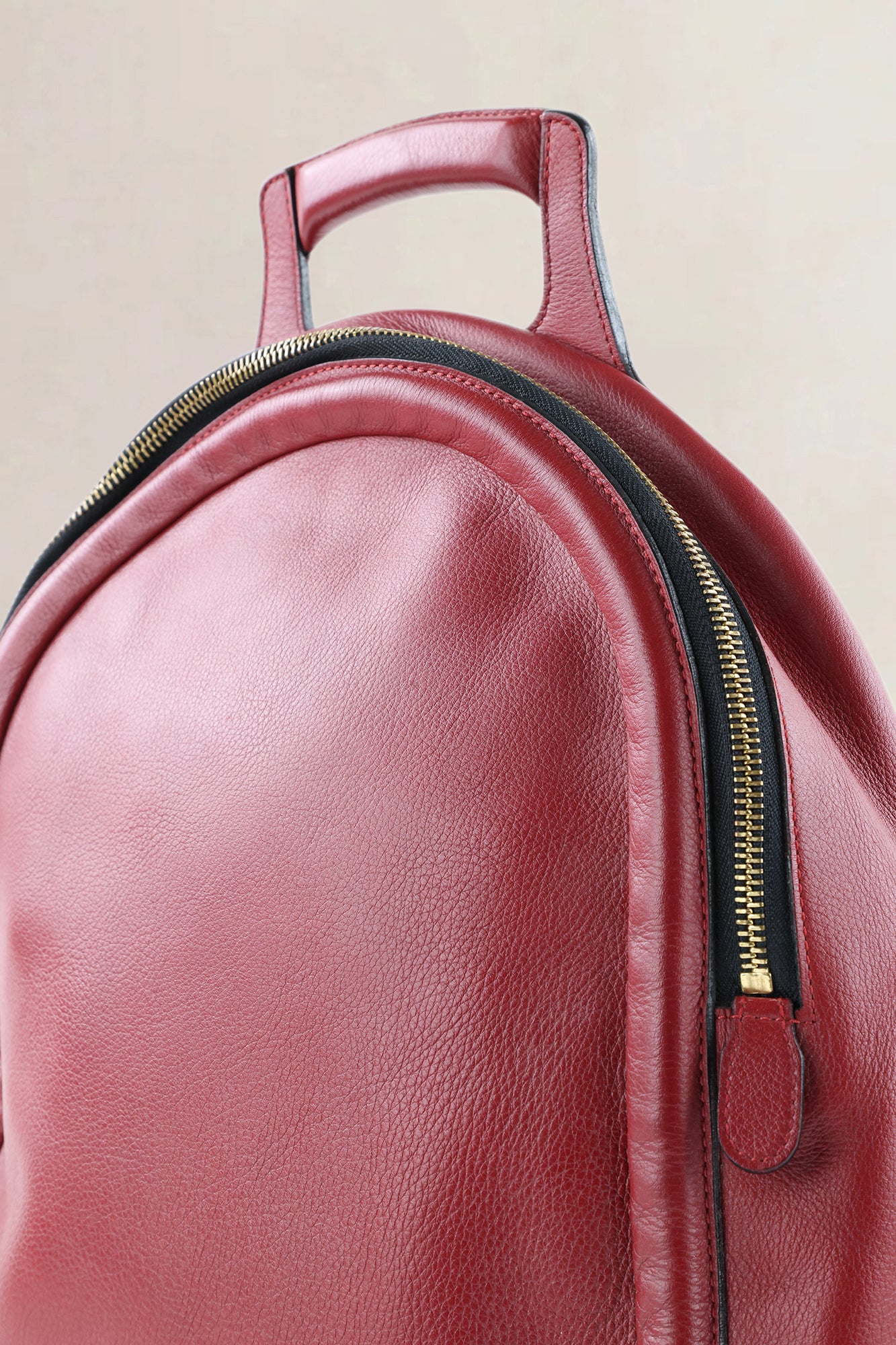 Delvaux Corcovado rosso leather — preloved