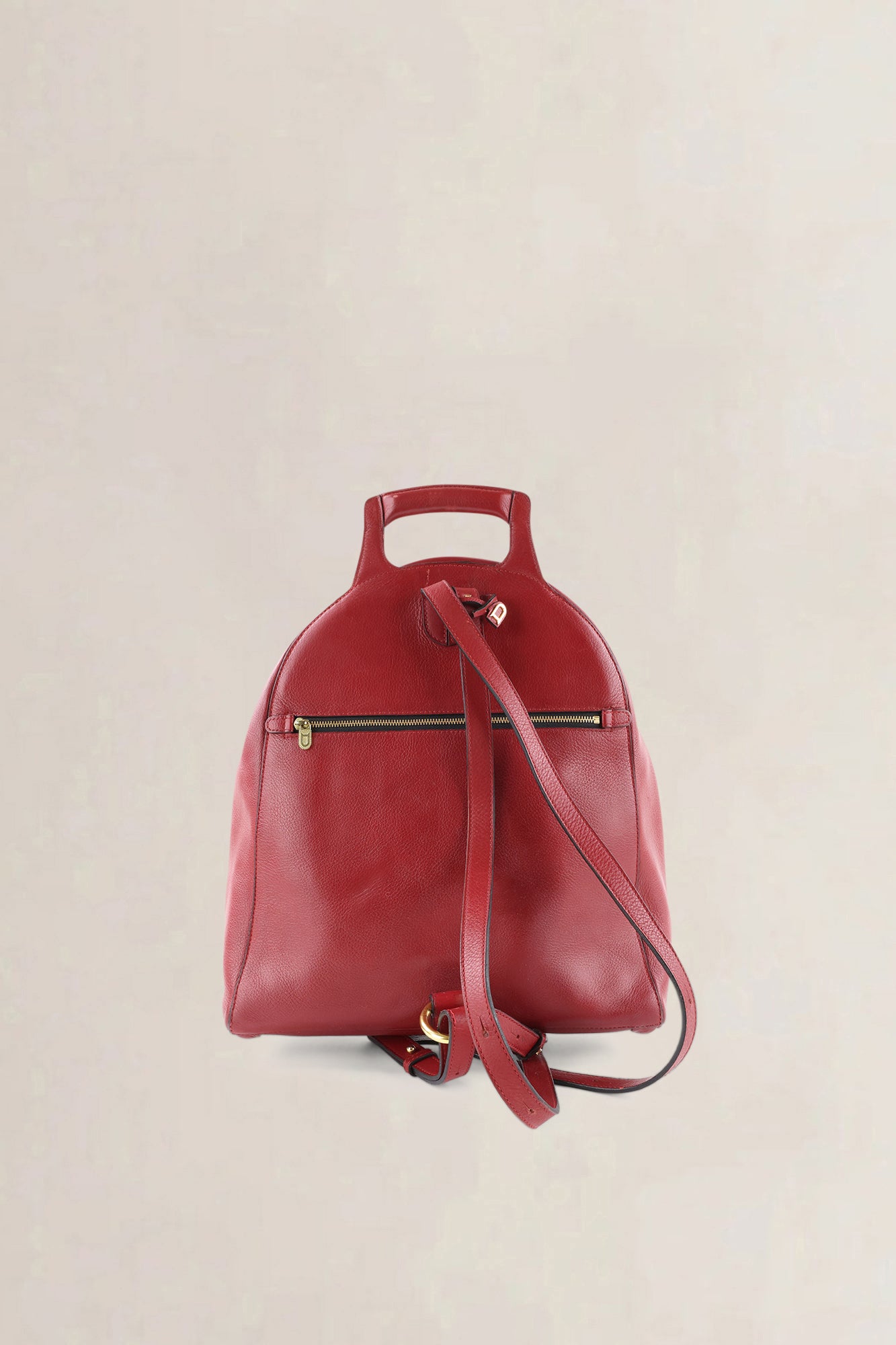 Delvaux Corcovado rosso leather — preloved