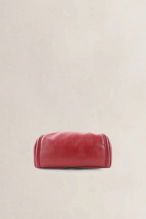 Delvaux Rosso Leather Corcovado Backpack