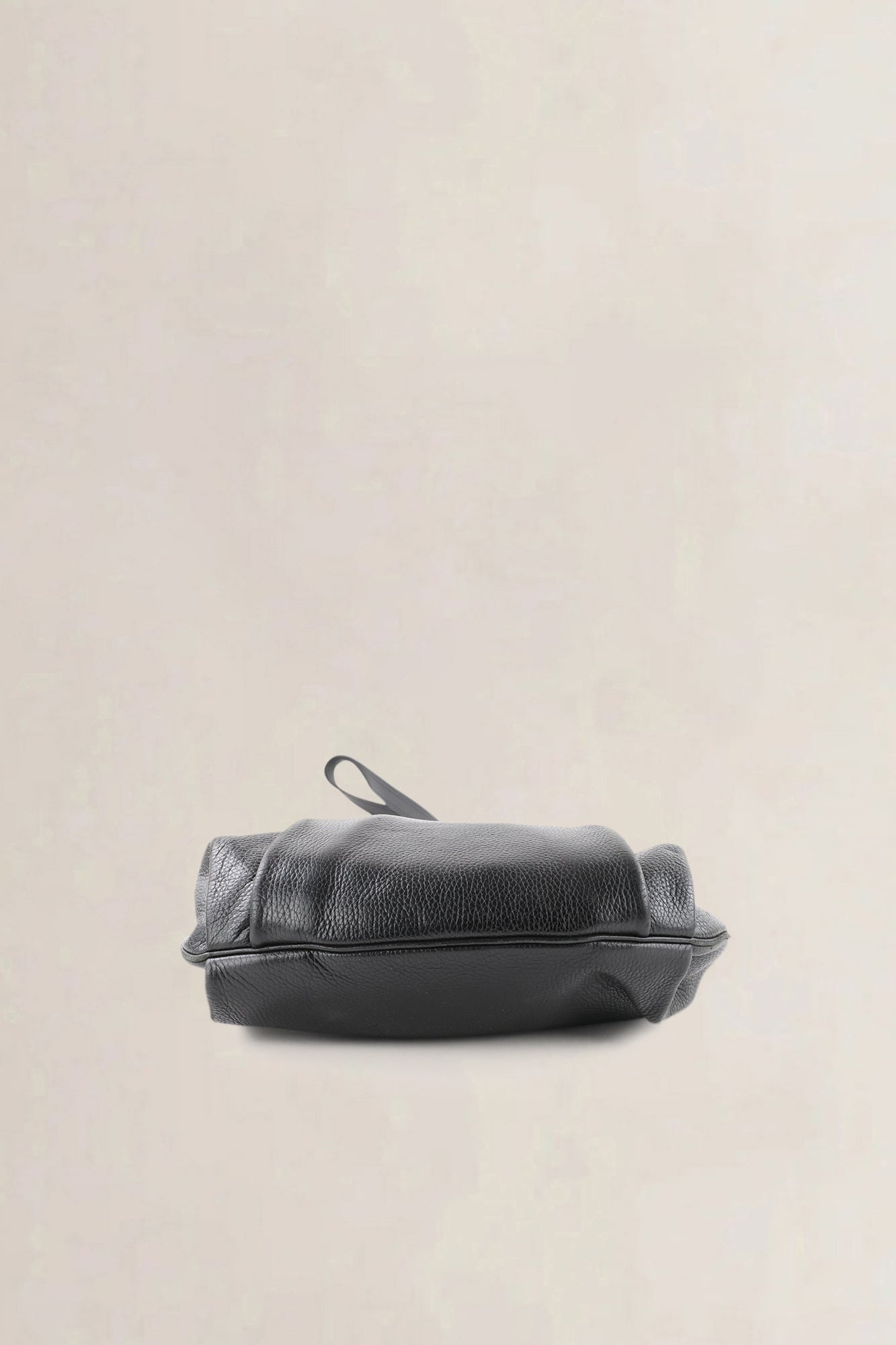 Delvaux Black Leather Faust Shoulder Bag