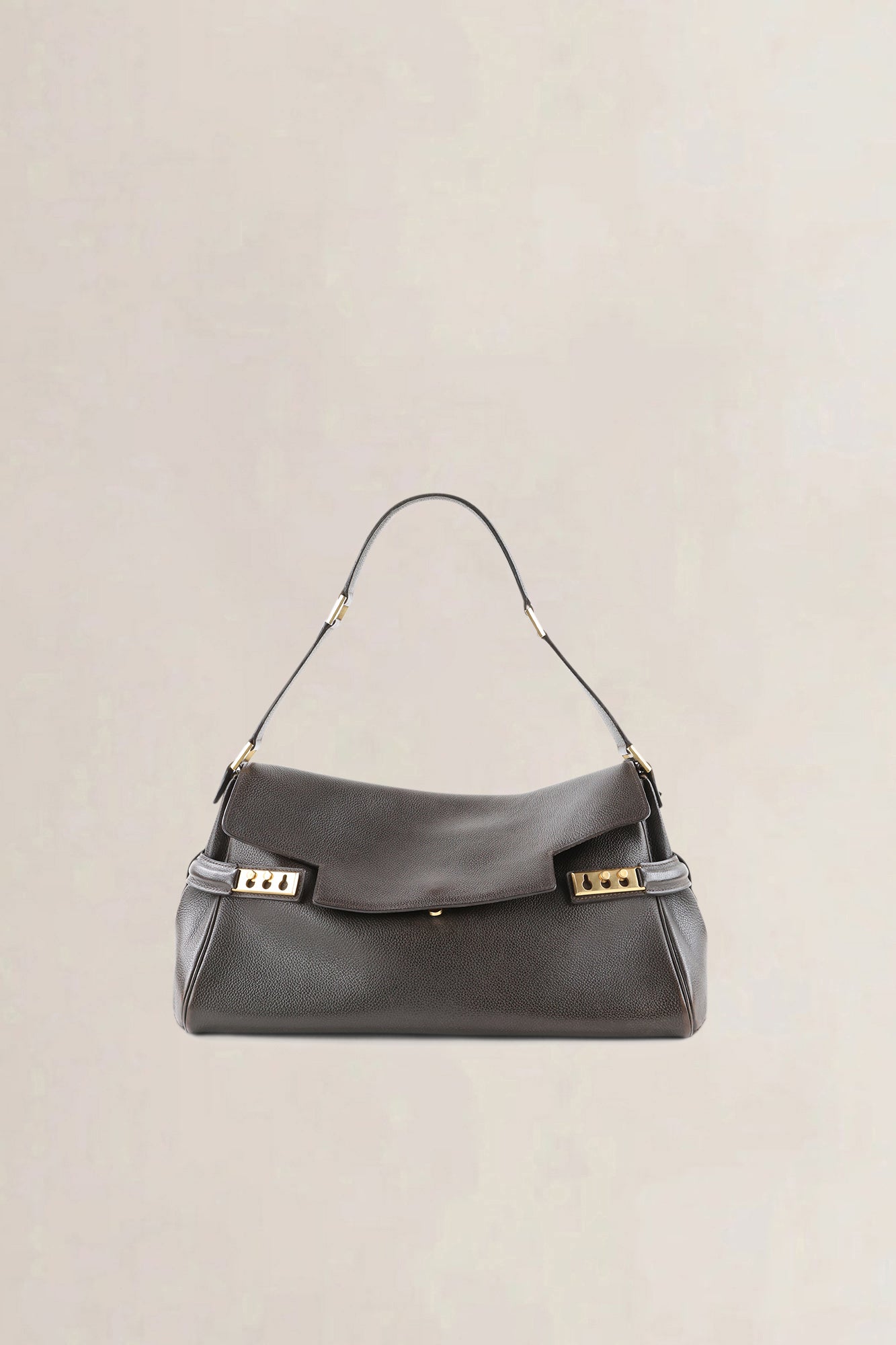 Delvaux Brown Tempête Epaule Shoulder Bag