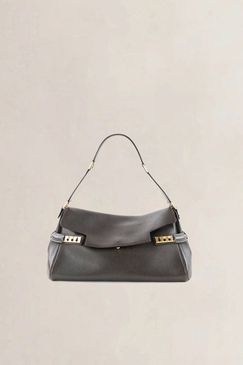 Delvaux Brown Tempête Epaule Shoulder Bag