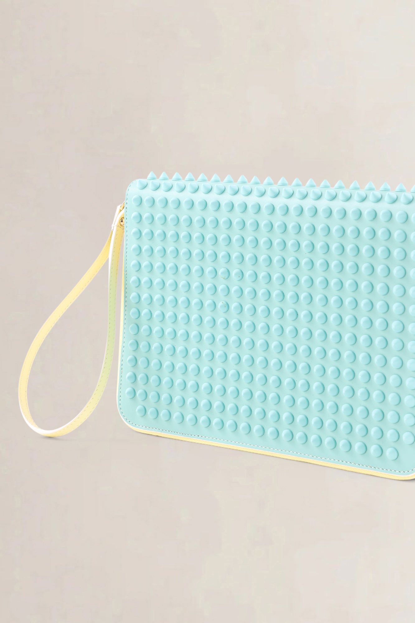 Christian Louboutin Multicolor Patent Calf Riviera Clutch