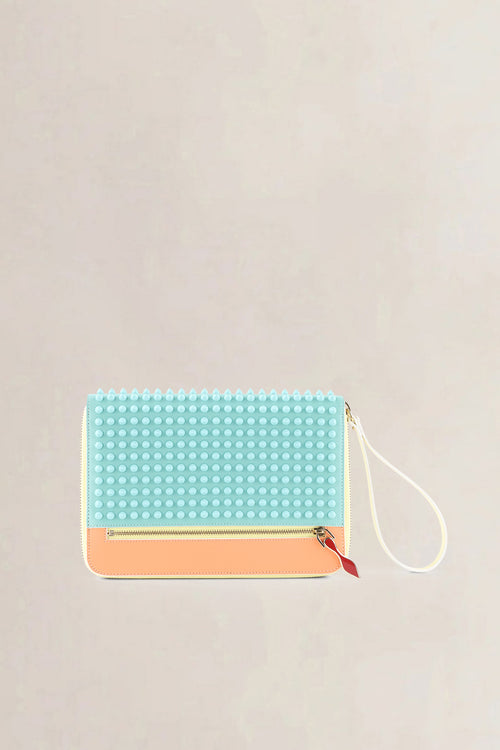Christian Louboutin Multicolor Patent Calf Riviera Clutch