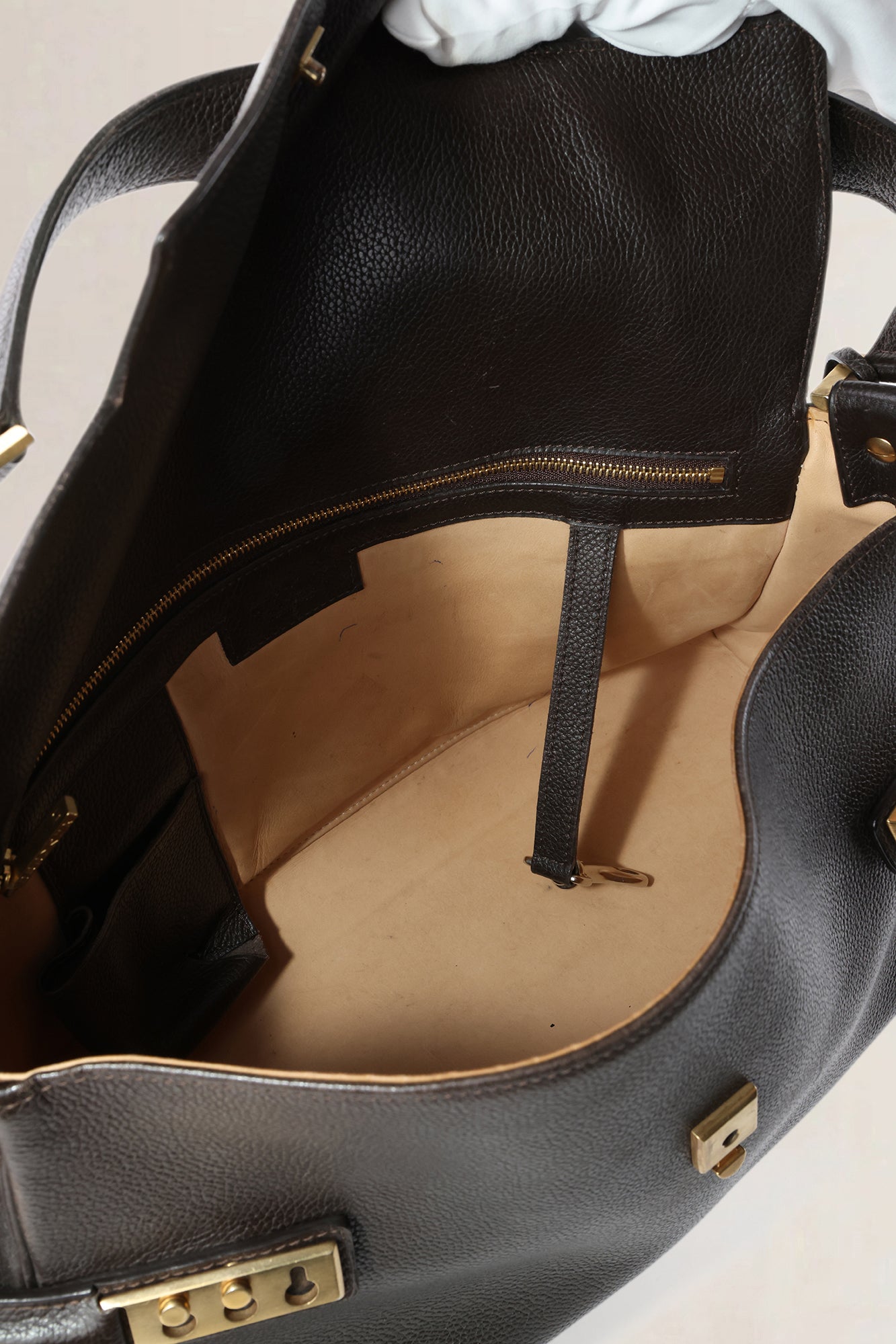 Delvaux Brown Tempête Epaule Shoulder Bag