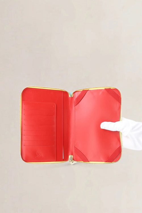 Christian Louboutin Multicolor Patent Calf Riviera Clutch